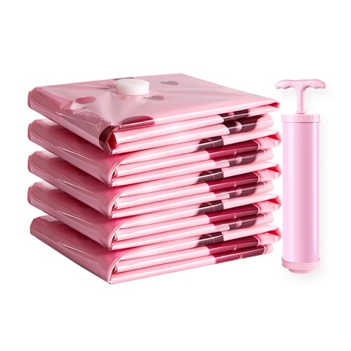 5 Pack Vacuum Bag with Manual Pump Reusable Vacuum Storage Bags Leakproof Space Saver Sealer for Home Travel Bedding Clothes
5 Pack Vacuum Bag with Manual Pump Reusable Vacuum Storage Bags Leakproof Space Saver Sealer for Home Travel Bedding Clothes