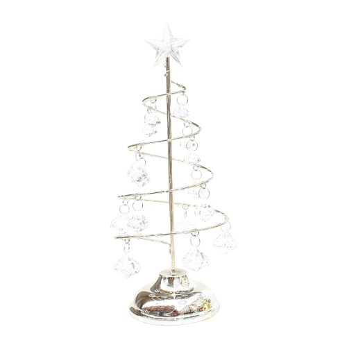 Christmas Tree Lights Metal Spiral Xmas Tree Lamp Desktop Tree Light with Crystal Pendant Decorative Table Lamp Mini Christmas Tree Decoration
Christmas Tree Lights Metal Spiral Xmas Tree Lamp Desktop Tree Light with Crystal Pendant Decorative Table Lamp Mini Christmas Tree Decoration