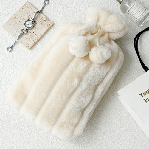 Hot Water Bag Rubber Inner Tank Large Water Injection Port with Plush Cover Autumn Winter Water Refill Hand Warm Water Bag
Hot Water Bag Rubber Inner Tank Large Water Injection Port with Plush Cover Autumn Winter Water Refill Hand Warm Water Bag