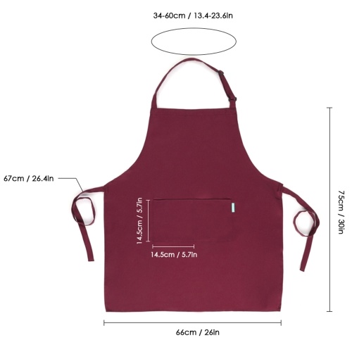 Esonmus 2pcs/set Adults Polyester Kitchen BBQ Restaurant Apron with Adjustable Neck Belt 2 Pockets for Cooking Baking Gardening for Men Women--Red
Esonmus 2pcs/set Adults Polyester Kitchen BBQ Restaurant Apron with Adjustable Neck Belt 2 Pockets for Cooking Baking Gardening for Men Women--Red