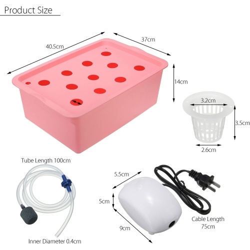 11-луночное растениеводство Гидропонная система Grow Kit Bubble Крытый садовый шкаф Коробка
11-луночное растениеводство Гидропонная система Grow Kit Bubble Крытый садовый шкаф Коробка
