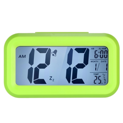 LED Digital Alarm Clock Repeating Snooze Light-activated Sensor Backlight Time Date Temperature Display White
LED Digital Alarm Clock Repeating Snooze Light-activated Sensor Backlight Time Date Temperature Display White