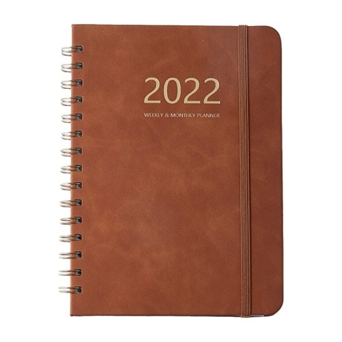 

A5 Notebook School Diary 2022 Notebook With Daily Weekly Schedule 160 Pages Spiral Exercise Books