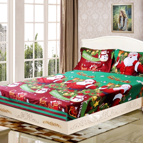 3pcs/set Christmas Santa Bedding Set Micro Fiber 3D Printed Fitted Bed Sheet + Pillowcase + Bed Sheet Set Christmas Bedroom Decorations
3pcs/set Christmas Santa Bedding Set Micro Fiber 3D Printed Fitted Bed Sheet + Pillowcase + Bed Sheet Set Christmas Bedroom Decorations
