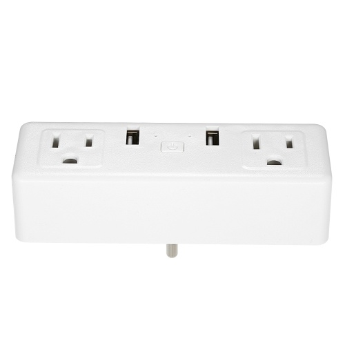 Dual Outlet + Dual USB WIFI Smart Plug Socket Беспроводной APP Пульт дистанционного управления Выходная мощность Поддержка функции обратного отсчета времени Работа с Amazon Alexa Google Home IFTTT AC90V-250V US Plug
Dual Outlet + Dual USB WIFI Smart Plug Socket Беспроводной APP Пульт дистанционного управления Выходная мощность Поддержка функции обратного отсчета времени Работа с Amazon Alexa Google Home IFTTT AC90V-250V US Plug