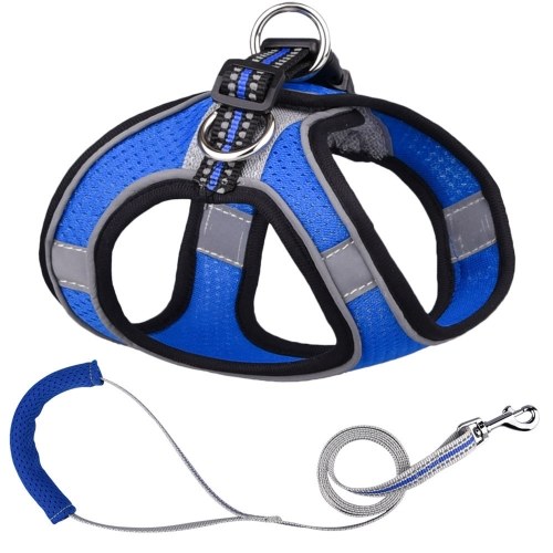 Pet Harness Vest Type Dog Leash Reflective Breathable with Easy Control Handle Solid Color Wrap Around Edge
Pet Harness Vest Type Dog Leash Reflective Breathable with Easy Control Handle Solid Color Wrap Around Edge