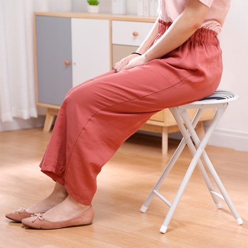 HOME ORGANIZER Home Folding Stool Carbon Steel Heavy Duty Collapsible Padded Round Stool Backless Chair with Fabric Cover Seat Cushion
HOME ORGANIZER Home Folding Stool Carbon Steel Heavy Duty Collapsible Padded Round Stool Backless Chair with Fabric Cover Seat Cushion