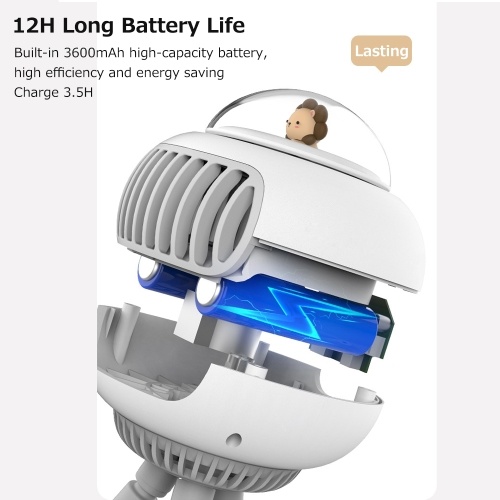 Bladeless Fan 4 Speed Wireless 130° Shaking Head High Wind Mini Flexible Air Conditioner 3600Mah Baby Stroller Octopus Fan Children's Bicycle Clip Fan
Bladeless Fan 4 Speed Wireless 130° Shaking Head High Wind Mini Flexible Air Conditioner 3600Mah Baby Stroller Octopus Fan Children's Bicycle Clip Fan