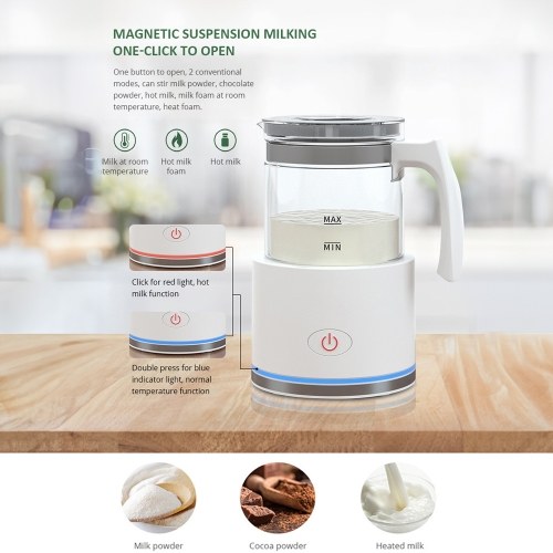 2 in 1 Hot/Cold Foam Maker Detachable Milk Frother 8.45oz/250ml Electric Milk Frother for Espresso Hot Chocolate Milk
2 in 1 Hot/Cold Foam Maker Detachable Milk Frother 8.45oz/250ml Electric Milk Frother for Espresso Hot Chocolate Milk