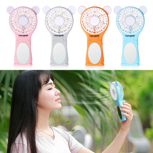 Homgeek Portable Bear Shape Mirror Cute Mini Handheld Table Foldable Fan 2 Speed for Home Office USB Rechargeable With Mirror Function
Homgeek Portable Bear Shape Mirror Cute Mini Handheld Table Foldable Fan 2 Speed for Home Office USB Rechargeable With Mirror Function