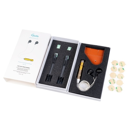 Universal Piezo Contact Guitar Pickup Vibration Pick-up with 6.35mm Endpin Jack for Acoustic Guitar Ukulele Violin Cello Erhu Chinese Zither Guqin
Universal Piezo Contact Guitar Pickup Vibration Pick-up with 6.35mm Endpin Jack for Acoustic Guitar Ukulele Violin Cello Erhu Chinese Zither Guqin