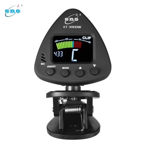 eno ET 3000W Wind Instruments Tuner Supports Mic & Clip-on Tuning Modes for Saxophone Clarinet Trumpet Flute
eno ET 3000W Wind Instruments Tuner Supports Mic & Clip-on Tuning Modes for Saxophone Clarinet Trumpet Flute