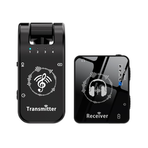 2.4G Wireless In-Ear Monitor System with 282° Rotate Transmitter & Portable Collar Clip Receiver
2.4G Wireless In-Ear Monitor System with 282° Rotate Transmitter & Portable Collar Clip Receiver