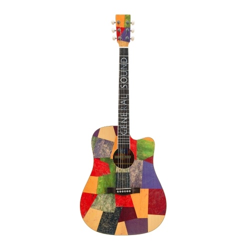 GENERAL SOUND 41-Inch Acoustic Folk Guitar Cutaway Dreadnought Guitar Sitka Spruce Top with Gig Bag
GENERAL SOUND 41-Inch Acoustic Folk Guitar Cutaway Dreadnought Guitar Sitka Spruce Top with Gig Bag