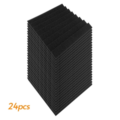 

12pcs 12*12*1in Studio Acoustic Foams Panels Sound Insulation Soundproof Sound Absorbing Foam Wall Deadening Flame-retardant