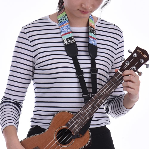 Clip On Adjustable Ukelele Strap Neck Sling Soft Cotton with Sound Hole Hook Geometric Pattern
Clip On Adjustable Ukelele Strap Neck Sling Soft Cotton with Sound Hole Hook Geometric Pattern