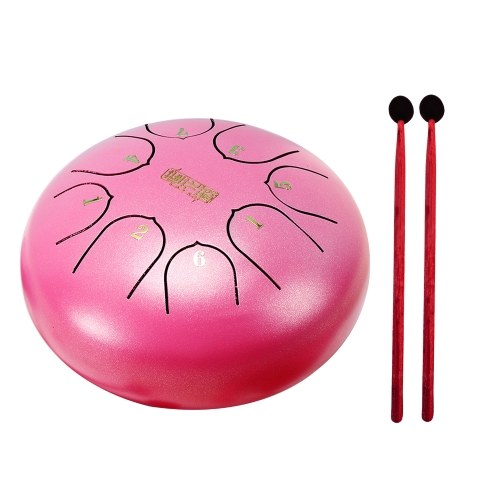 6in Percussion Drum 8-Tone Hand Pan Drums with Drumsticks Percussion Musical Instruments
6in Percussion Drum 8-Tone Hand Pan Drums with Drumsticks Percussion Musical Instruments