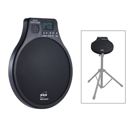 eno DEM-40 Multifunction 3 in 1 Portable Electric Digital Practice Drum Pad with Metronome / Counting / Speed Detection Mode White
eno DEM-40 Multifunction 3 in 1 Portable Electric Digital Practice Drum Pad with Metronome / Counting / Speed Detection Mode White