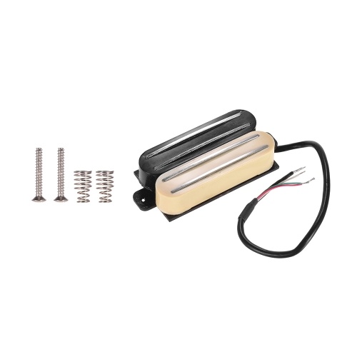 Double Twin Hot Rail Humbucker Pickup with 4 Wires for ST LP Electric Guitar Replacement Parts
Double Twin Hot Rail Humbucker Pickup with 4 Wires for ST LP Electric Guitar Replacement Parts