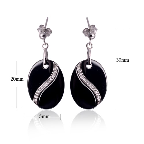 Fashion Unique Women Girls S925 Silver Round Nano Ceramic Zircon Earrings Eardrop Dangle for Party Wedding Gift
Fashion Unique Women Girls S925 Silver Round Nano Ceramic Zircon Earrings Eardrop Dangle for Party Wedding Gift