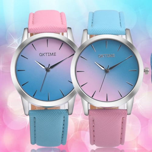 OKTIME New Fashion Women Colorful Jelly Sports Quartz Leather Band Students Casual Wrist Watches OKTIME New Fashion Women Colorful Jelly Sports Quartz Leather Band Students Casual Wrist Watches