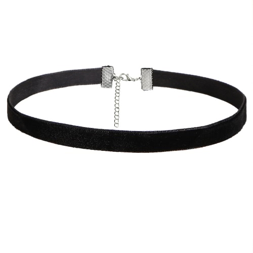 Sexy Multilayer Black Lace Velvet Choker Pendant Necklace