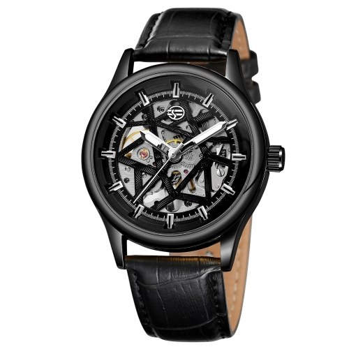 Men's Automatic Mechanical Watch 3ATM Waterproof Wristwatch with Genuine Leather Watch Band Strap Multifunction Wristwatch 3ATM Luminous Display Chronograph
Men's Automatic Mechanical Watch 3ATM Waterproof Wristwatch with Genuine Leather Watch Band Strap Multifunction Wristwatch 3ATM Luminous Display Chronograph