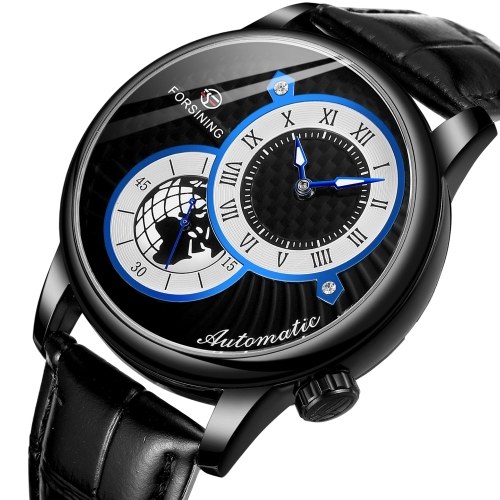 FORSINING Men Automatic Mechanical Watch Roman Numeral Dial Transparent Back Glowing Pointer 30M Waterproof Male Fashion Watches Masculine Wristband for Business Daily Life Mem's Gifts (Box Packaged)
FORSINING Men Automatic Mechanical Watch Roman Numeral Dial Transparent Back Glowing Pointer 30M Waterproof Male Fashion Watches Masculine Wristband for Business Daily Life Mem's Gifts (Box Packaged)