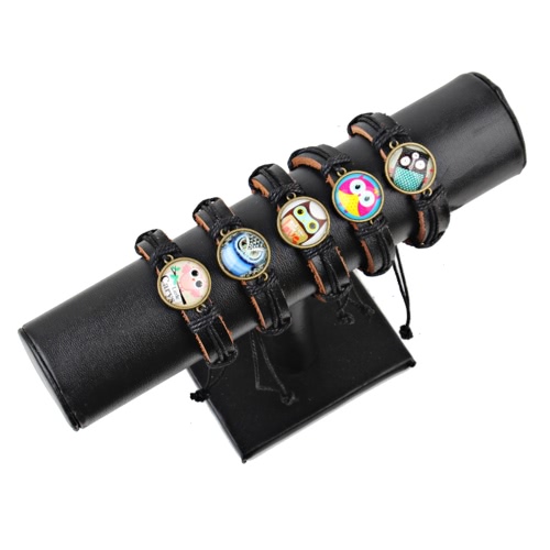 Cute Lovely Round Owl Woven Leather Wrist Bracelet for Women Vintage Jewelry Accessory Gift
Cute Lovely Round Owl Woven Leather Wrist Bracelet for Women Vintage Jewelry Accessory Gift