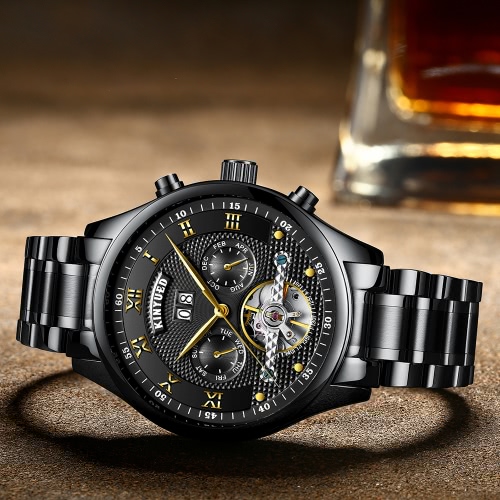 KINYUED Business Watch Automatic Mechanical Men Watches 3ATM Water-resistant Wristwatch Male
KINYUED Business Watch Automatic Mechanical Men Watches 3ATM Water-resistant Wristwatch Male
