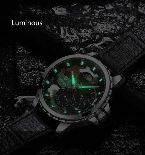 TEVISE T815A Stainless Steel Watch Wrist Watch Top Brand Luxury Quartz Watch Men Casual Leather Luminous Waterproof Moon phase Watch
TEVISE T815A Stainless Steel Watch Wrist Watch Top Brand Luxury Quartz Watch Men Casual Leather Luminous Waterproof Moon phase Watch