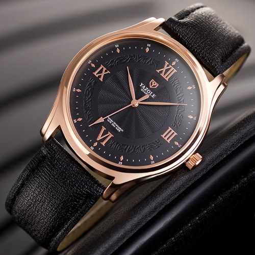 YAZOLE 426 Leather Watch Quartz Watch Roman Scale Daily Waterproof Simple Business Wrist Watch
YAZOLE 426 Leather Watch Quartz Watch Roman Scale Daily Waterproof Simple Business Wrist Watch