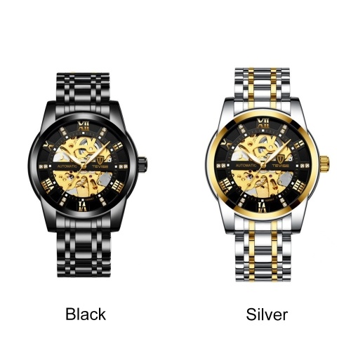 Fashionable Hollow Out Automatic Watch Personality Waterproof Steel Belt Quartz Wristwatch Simple and Elegant
Fashionable Hollow Out Automatic Watch Personality Waterproof Steel Belt Quartz Wristwatch Simple and Elegant