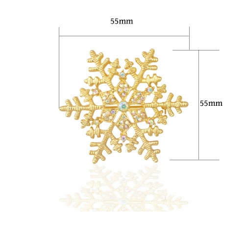New Fashion Shining Rhinestone Crystal Snowflake Brooch Collar Clip Pin Clothes Accessory Scarf Buckle Nice Holiday for Women Lady Wedding Party Gift New Fashion Shining Rhinestone Crystal Snowflake Brooch Collar Clip Pin Clothes Accessory Scarf Buckle Nice Holiday for Women Lady Wedding Party Gift