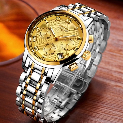LIGE Stainless Steel Business Watch Men Sports Quartz Watch Multi-Functional Fashion Luxury Wristwatch
LIGE Stainless Steel Business Watch Men Sports Quartz Watch Multi-Functional Fashion Luxury Wristwatch