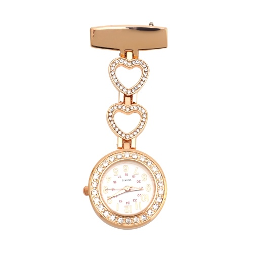Nurse Lapel Pin Watch Fob Watch Clip-on Diamond Hanging Quartz Watch with Heart Watch Chian Doctor Pocket Watch for Nurses Docoters Men Women
Nurse Lapel Pin Watch Fob Watch Clip-on Diamond Hanging Quartz Watch with Heart Watch Chian Doctor Pocket Watch for Nurses Docoters Men Women