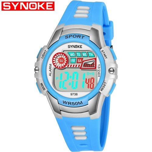 SYNOKE 9738 Child Watch Sport Watch Luminous Alarm Digital Waterproof Wrist Watch kid Watch
SYNOKE 9738 Child Watch Sport Watch Luminous Alarm Digital Waterproof Wrist Watch kid Watch