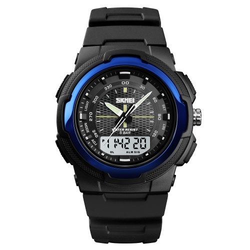 SKMEI 1454 Men Analog Digital Electronic Watch SKMEI 1454 Men Analog Digital Electronic Watch