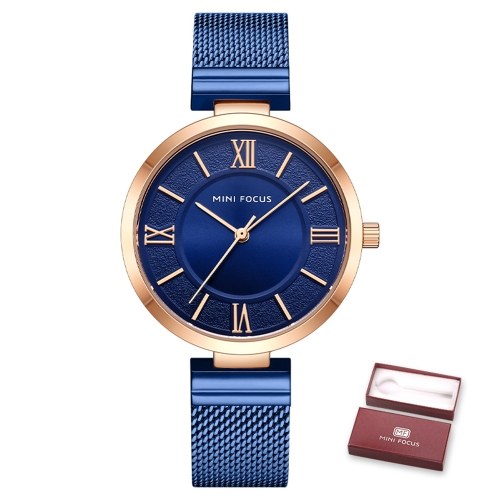 MINI FOCUS Women Quartz Watch Women's Fashion Watches with Steel Strap 3ATM Waterproof Female Wristbands for Business & Daily Life (Box Packaged)
MINI FOCUS Women Quartz Watch Women's Fashion Watches with Steel Strap 3ATM Waterproof Female Wristbands for Business & Daily Life (Box Packaged)