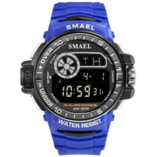 SMAEL 1626 Multifunctional Sport Watch for Men Women Fashionable Unisex Wrist Watch with 50M Waterproof/Luminous/Alarm/Timing/Week/Date Display
SMAEL 1626 Multifunctional Sport Watch for Men Women Fashionable Unisex Wrist Watch with 50M Waterproof/Luminous/Alarm/Timing/Week/Date Display