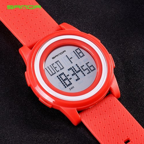 SANDA 337 Ultra-thin 9mm Sport Watch Men Electronic LED Digital Wrist Watches Waterproof Clock Calendar Watch for Male SANDA 337 Ultra-thin 9mm Sport Watch Men Electronic LED Digital Wrist Watches Waterproof Clock Calendar Watch for Male