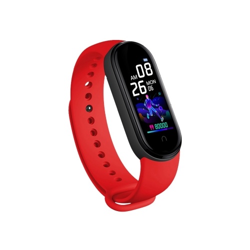M5 0.96-inch Smart Bracelet Sleep Blood Pressure Monitor Wristband Multiple Sport Modes Smart Watch Compatible with Android iOS
M5 0.96-inch Smart Bracelet Sleep Blood Pressure Monitor Wristband Multiple Sport Modes Smart Watch Compatible with Android iOS