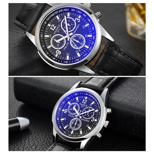 YAZOLE Men Quartz Watch Exquisite Male Wristwatch with Blue Light Blocking Mineral Glass Accurate Time Luminous Pointer 3ATM Waterproof Business Watches Leather Strap Male Fashion Wristband
YAZOLE Men Quartz Watch Exquisite Male Wristwatch with Blue Light Blocking Mineral Glass Accurate Time Luminous Pointer 3ATM Waterproof Business Watches Leather Strap Male Fashion Wristband