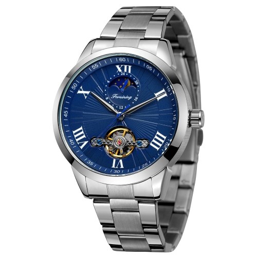 FORSINING Men's Stainless Steel Automatic Mechanical Watch Waterproof Business Wristwatch
FORSINING Men's Stainless Steel Automatic Mechanical Watch Waterproof Business Wristwatch