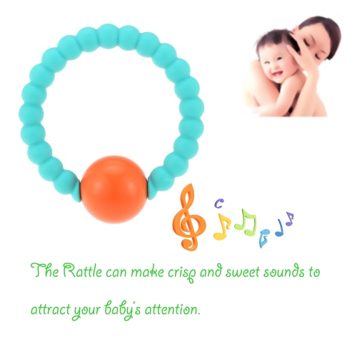 HOT Cute 100% Food Grade Silicone Bracelet Bangles with Round Bell Chewable Beads BPA Free Teethers Nursing Soothing Jewelry Toy for Baby Boys Girls Toddler Gift Mom
HOT Cute 100% Food Grade Silicone Bracelet Bangles with Round Bell Chewable Beads BPA Free Teethers Nursing Soothing Jewelry Toy for Baby Boys Girls Toddler Gift Mom