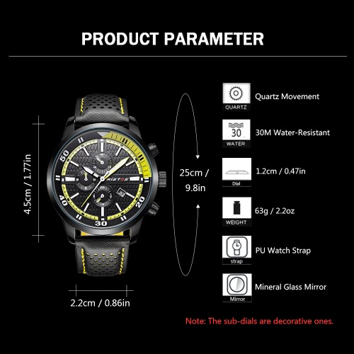 RISTOS 2017 Luminous Sports Military Style Men Watch Quartz Water-Proof Man Casual Wristwatch PU Leather Strap Masculino Relogio + Box
RISTOS 2017 Luminous Sports Military Style Men Watch Quartz Water-Proof Man Casual Wristwatch PU Leather Strap Masculino Relogio + Box