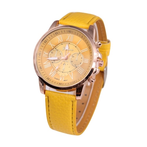 Retro Roman Numeral Ladies Gentleman Wristwatch Stylish Elegant Exquisite Quartz Watch for Men Women Casual Wristband with PU Leather Strap
Retro Roman Numeral Ladies Gentleman Wristwatch Stylish Elegant Exquisite Quartz Watch for Men Women Casual Wristband with PU Leather Strap