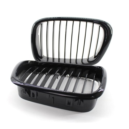 2Pcs Gloss Black Front Bumper Hood Kidney Grille Racing Grille Replacement for BMW 5-Series E39 M5 1999-2003
2Pcs Gloss Black Front Bumper Hood Kidney Grille Racing Grille Replacement for BMW 5-Series E39 M5 1999-2003