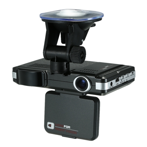 Anti Radar Detector Car DVR 2 in 1 720P Dash Cam Radar Speed Detector with Full Band Mute Button Loop Recording G-Sensor
Anti Radar Detector Car DVR 2 in 1 720P Dash Cam Radar Speed Detector with Full Band Mute Button Loop Recording G-Sensor