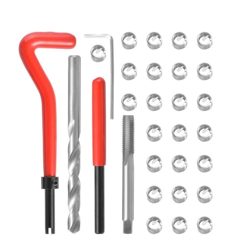 30Pcs Metric Thread Repair Insert Kit M3 M4 M7 M9 M11 Helicoil Car Pro Coil Tool M3*0.5
30Pcs Metric Thread Repair Insert Kit M3 M4 M7 M9 M11 Helicoil Car Pro Coil Tool M3*0.5
